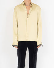 Load image into Gallery viewer, FW19 Yellow Satin Contrast Shirt