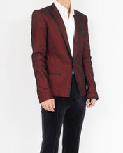 Load image into Gallery viewer, SS14 Chamberlaine Mantequine Red Blazer
