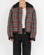 Load image into Gallery viewer, FW17 Checked Wool Aviator Jacket Sample