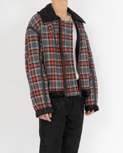 Load image into Gallery viewer, FW17 Checked Wool Aviator Jacket Sample