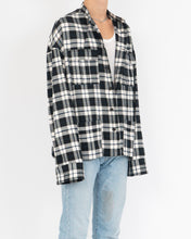 Load image into Gallery viewer, FW17 Mandarin Collar Checked Wool Flannel