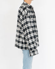 Load image into Gallery viewer, FW17 Mandarin Collar Checked Wool Flannel