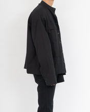 Load image into Gallery viewer, FW17 Mandarin Collar Checked Wool Shirt Black