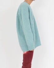 Load image into Gallery viewer, SS19 Light Blue Oversized Mohair Knit