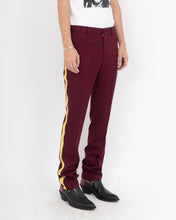 Load image into Gallery viewer, Burgundy Striped Runway Trousers
