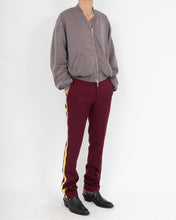 Load image into Gallery viewer, Burgundy Striped Runway Trousers
