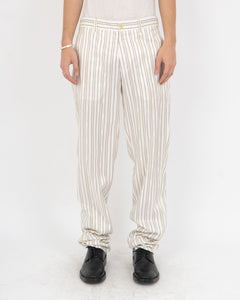 SS19 Christian Dior Logo Silk Trousers
