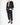 Black Amorpha Silk Satin College Bomber