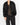 Reversible Perth Bomber in Black Cotton