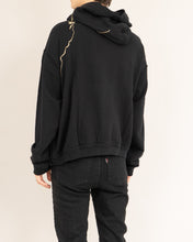 Load image into Gallery viewer, FW18 Floral Embroidered Black Perth Hoodie