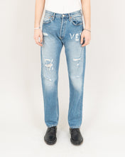 Load image into Gallery viewer, Anarchy Distressed Washed Denim