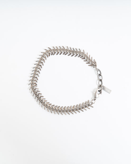 Metal Herringbone Bracelet