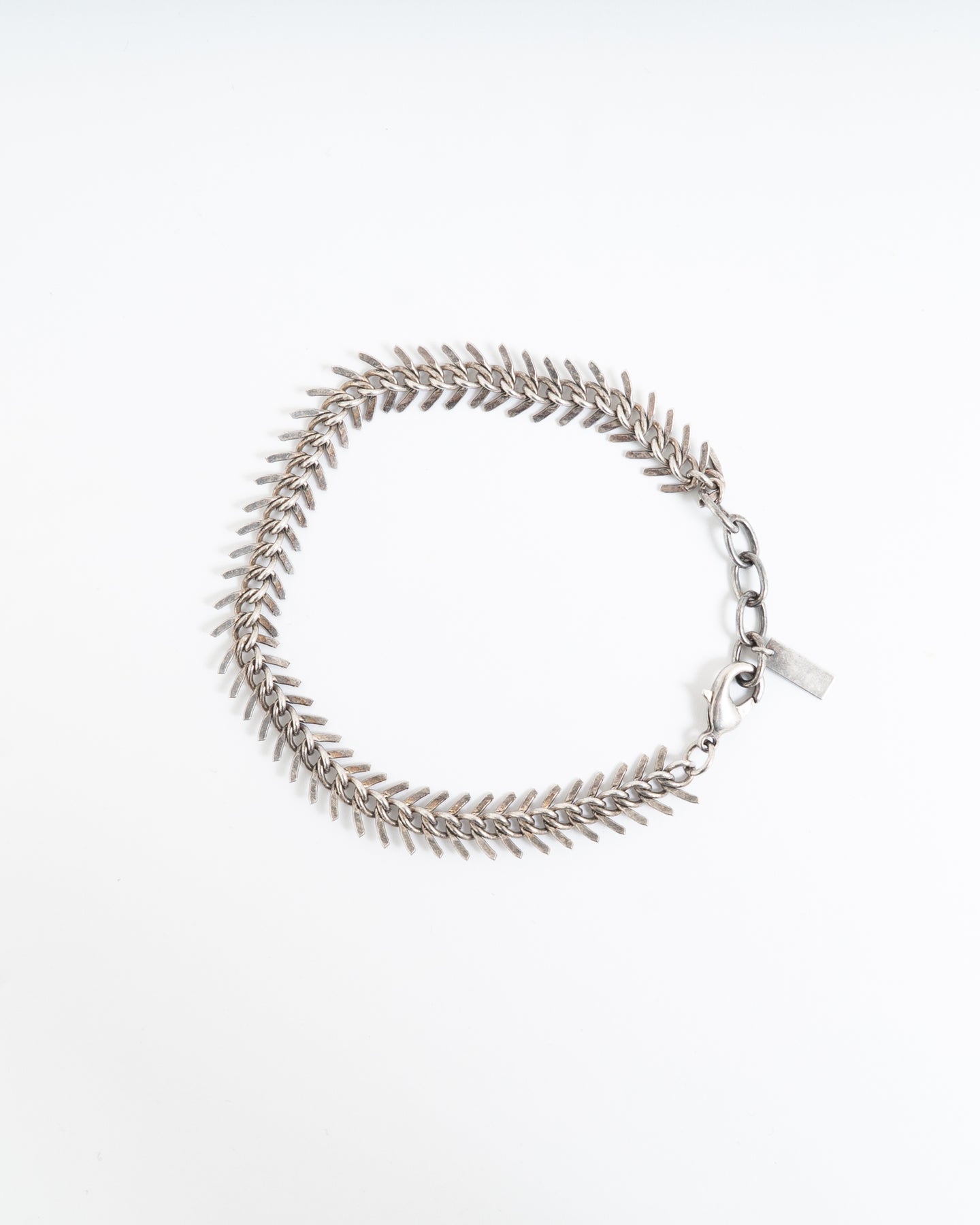 Metal Herringbone Bracelet