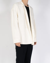 Load image into Gallery viewer, SS19 White Linen Oversized Pyjama Blazer
