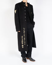 Load image into Gallery viewer, FW20 Black Embroidered Officer Coat