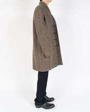 Load image into Gallery viewer, FW14 Brown Chevron Wool Coat