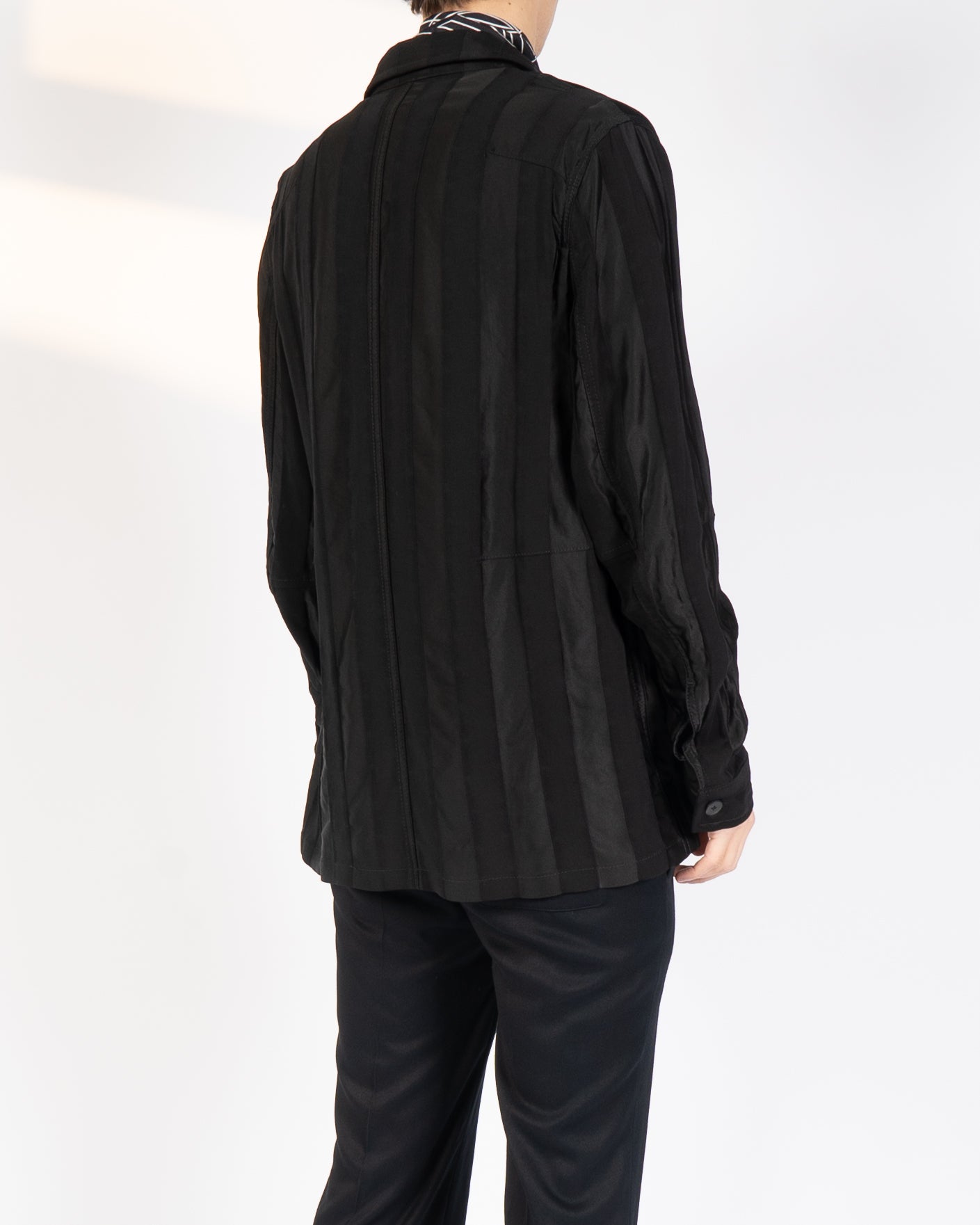 SS21 Black Striped Workwear Jacket