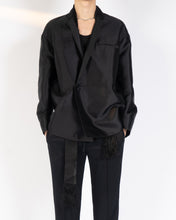 Load image into Gallery viewer, SS19 Black Pyjama Style Oversized Blazer