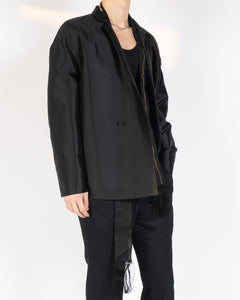 SS19 Black Pyjama Style Oversized Blazer
