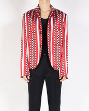 Load image into Gallery viewer, FW19 Red Striped Jacquard Blazer