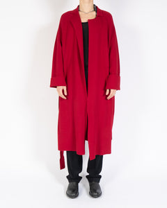 FW19 Red Cashmere Lounge Coat
