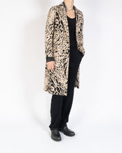 Load image into Gallery viewer, FW18 Leo Jacquard Distressed Overcoat