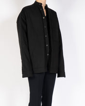Load image into Gallery viewer, FW20 Oversized Black Embroidered Shirt