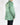 FW20 Green Satin Quilted Overshirt with Embroidery
