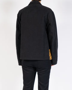 SS20 Leo Detail Black Workwear Jacket