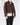SS20 Jacquard Detail Brown Workwear Jacket