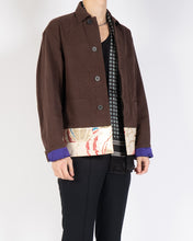 Load image into Gallery viewer, SS20 Jacquard Detail Brown Workwear Jacket