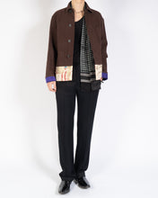 Load image into Gallery viewer, SS20 Jacquard Detail Brown Workwear Jacket