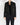 FW16 Black Leather Front Lace Jacket