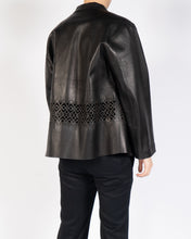 Load image into Gallery viewer, SS19 Lasercut Boxy Leather Shirt
