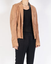 Load image into Gallery viewer, SS15 Peach Suede Leather Blouson