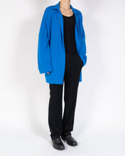Load image into Gallery viewer, FW19 Blue Oversized Cashmere Cardigan