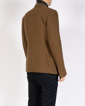 Load image into Gallery viewer, FW18 Brown Shawl Collar Wool Blazer