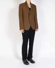Load image into Gallery viewer, FW18 Brown Shawl Collar Wool Blazer