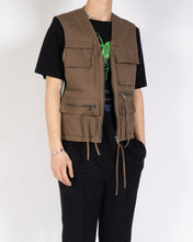Load image into Gallery viewer, SS19 Brown Cotton Army Vest