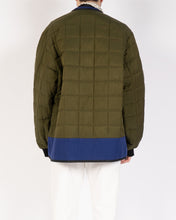 Load image into Gallery viewer, FW19 Green &amp; Blue Double Layered Quilted Jacket