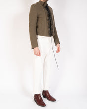 Load image into Gallery viewer, FW16 Olive Wool Laced Jacket