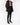 FW15 Zipped Black Leather Coat