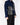 FW17 Blue Leather Houndstooth Wool Jacket