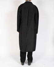 Load image into Gallery viewer, SS19 Black Silk Mix Perignor Robe Coat