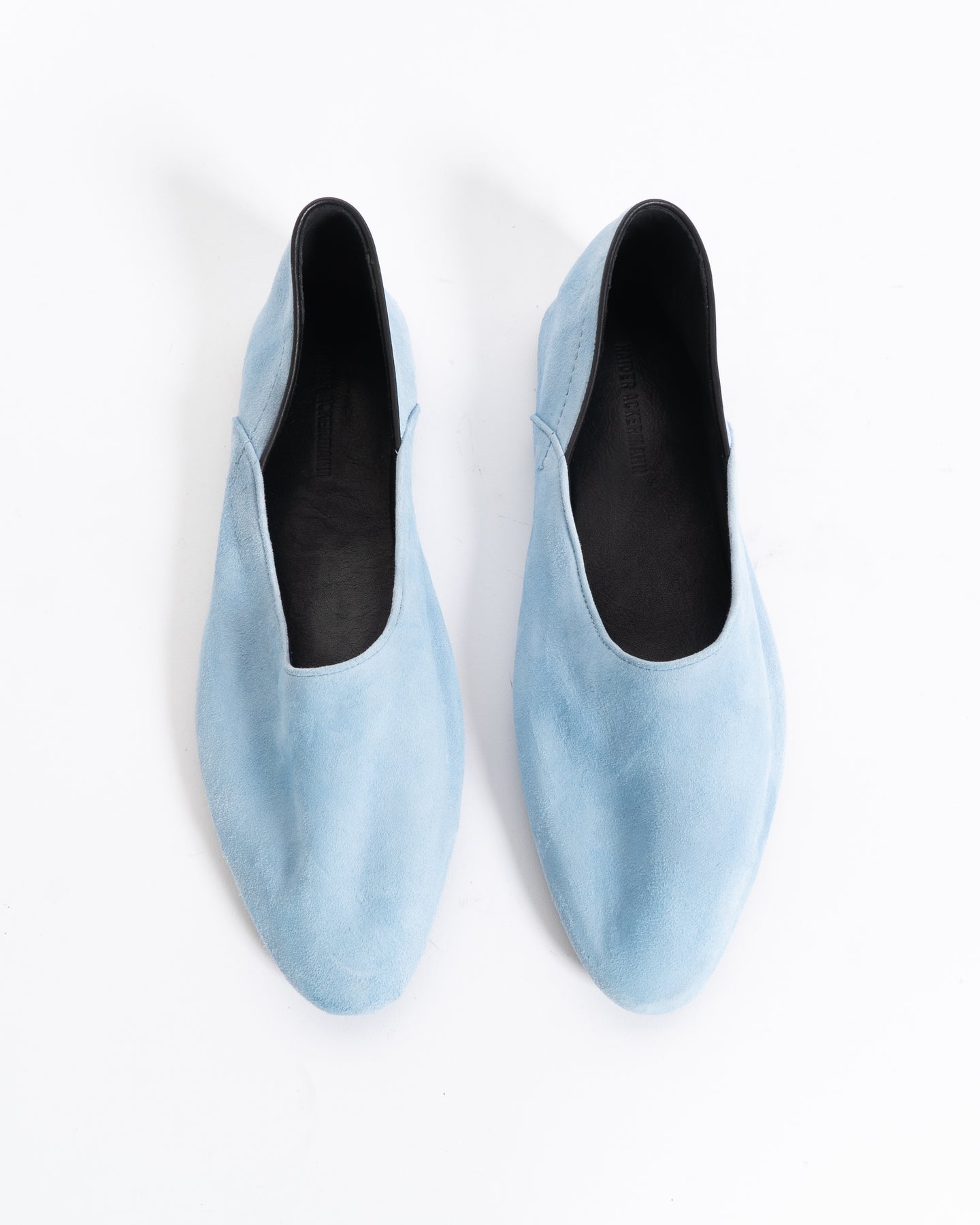 SS20 Blue Suede Babouche