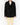FW18 Black Curved Button Overcoat