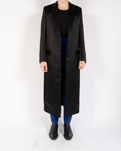 FW20 Black Taroni Silk Coat