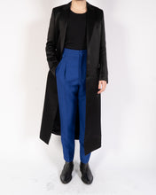 Load image into Gallery viewer, FW20 Black Taroni Silk Coat