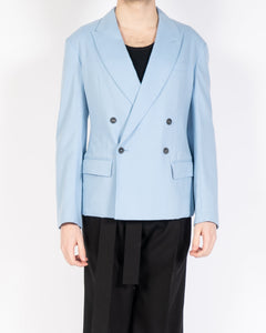 SS19 Light Blue Double Breasted Slouchy Blazer