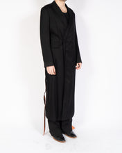 Load image into Gallery viewer, SS20 Black Coat with Peach Belt